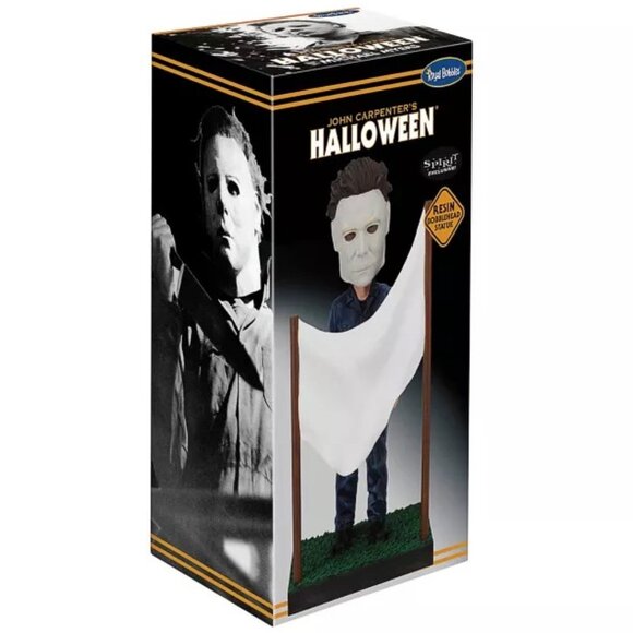 Spirit Exclusive Michael Myers Clothesline Bobblehead Statue - Halloween - Picture 1 of 7